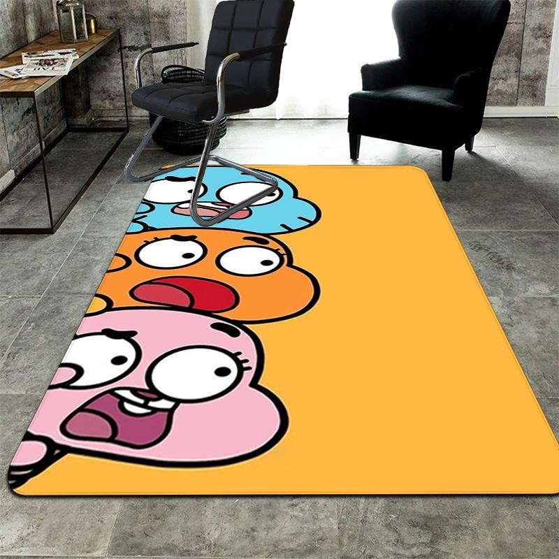 The Amazing World of Gumball Rug Floor Mat for Living Room or Bedroom Soft and Comfortable Carpet a Gift for Birthday and Holiday.SFF0917193