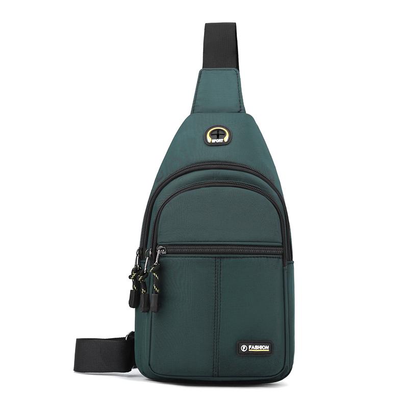 Torba na klatkę piersiową dla mężczyzn i kobiet, może być noszona na jednym ramieniu i na dwóch ramionach jako plecak crossbody, wielofunkcyjny. Torba na klatkę piersiową