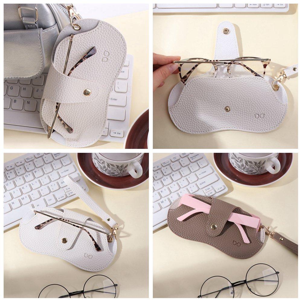 Eyewear Protector Case Pu Leather Glasses Bag Portable Sunglasses Eyeglass Bag Travel