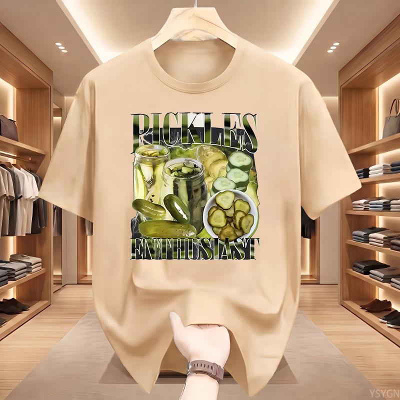 Vintage Pickle Enthusiast Funny Meme T Shirts Women Fashion 90s Graphic T-shirt Tees Women T Shirt Clothes