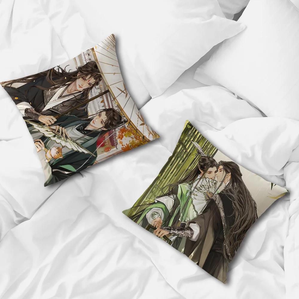 The Scum Villains Self-Saving System Bl Novel Cushion For Bedroom Car Coffee Shop Room And Living Room Sofa Decorative Pillow Co