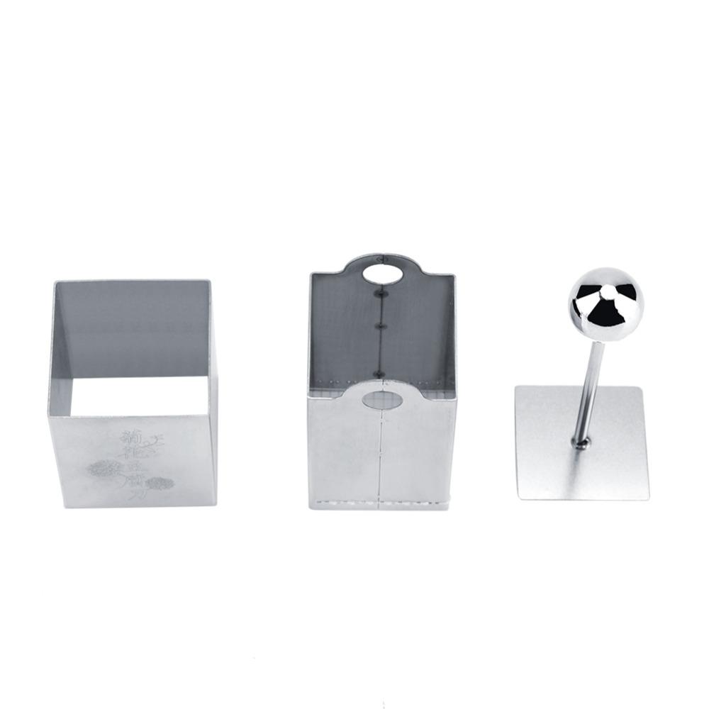 Square Shaped Tofu Cutting Tool Stainless Steel Tofu Pressing Mold Home Kitchen Cooking