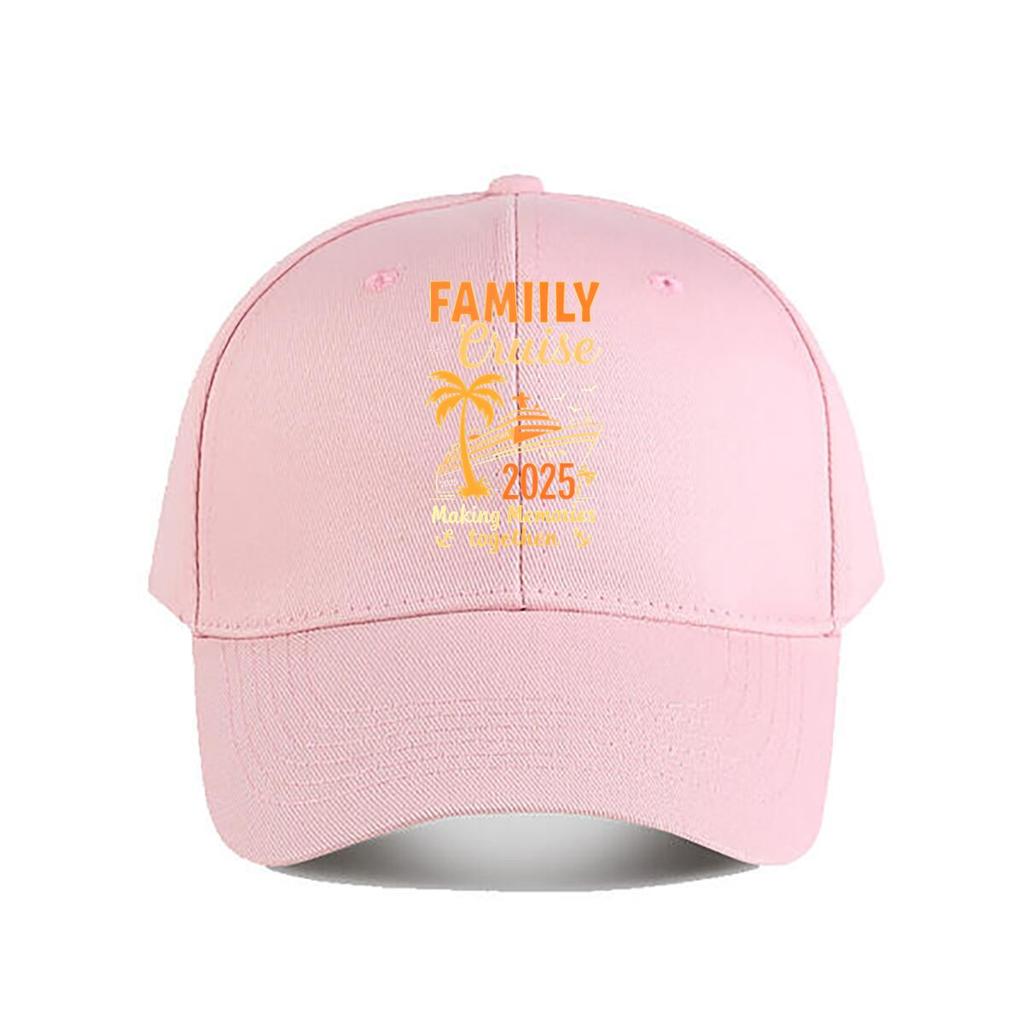 Family Cruise Graphic Baseball Cap Fashion Unisex Sunhat Womens Outdoor Sports Snapback Cap