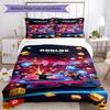 Ensemble de literie Roblox Housse de couette respirante avec taies d'oreiller Linge de lit décoratif pour chambre à coucher Décoration de maison Cadeau d'anniversaire