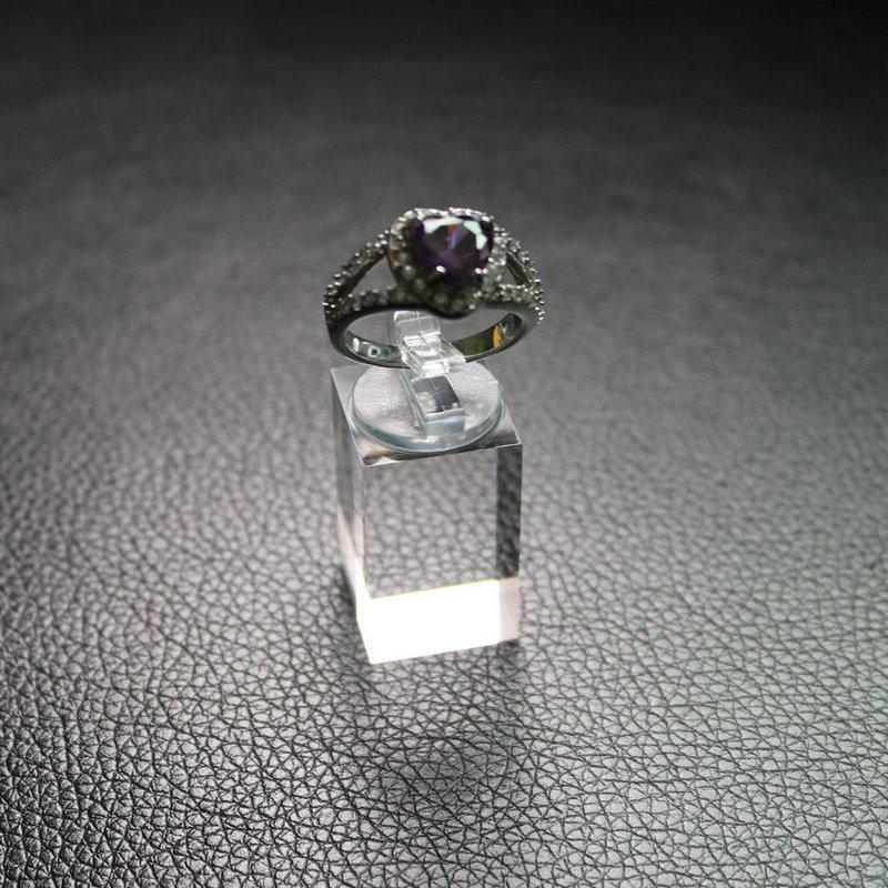 7-Piece Transparent Acrylic Jewelry Display Stands: Round & Square