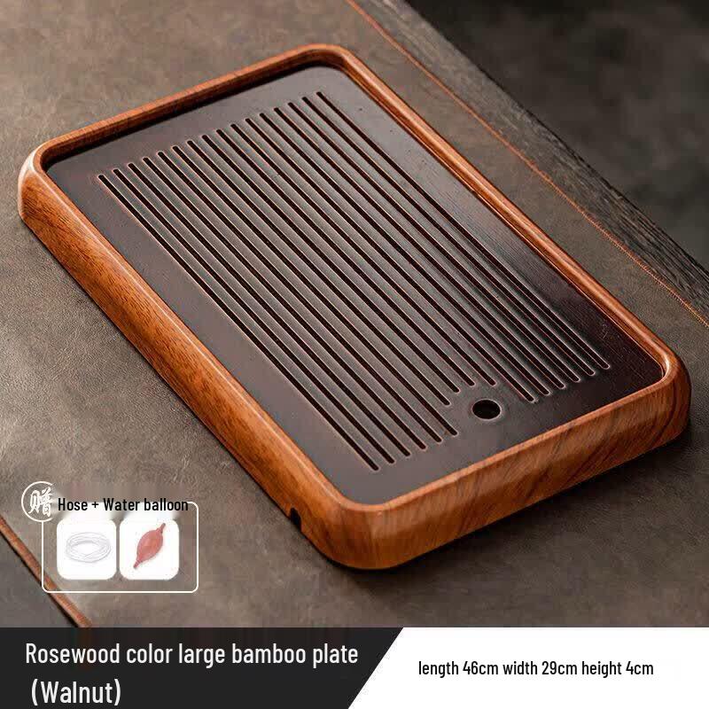 Bamboo Gongfu Tea Tray with Drainage
