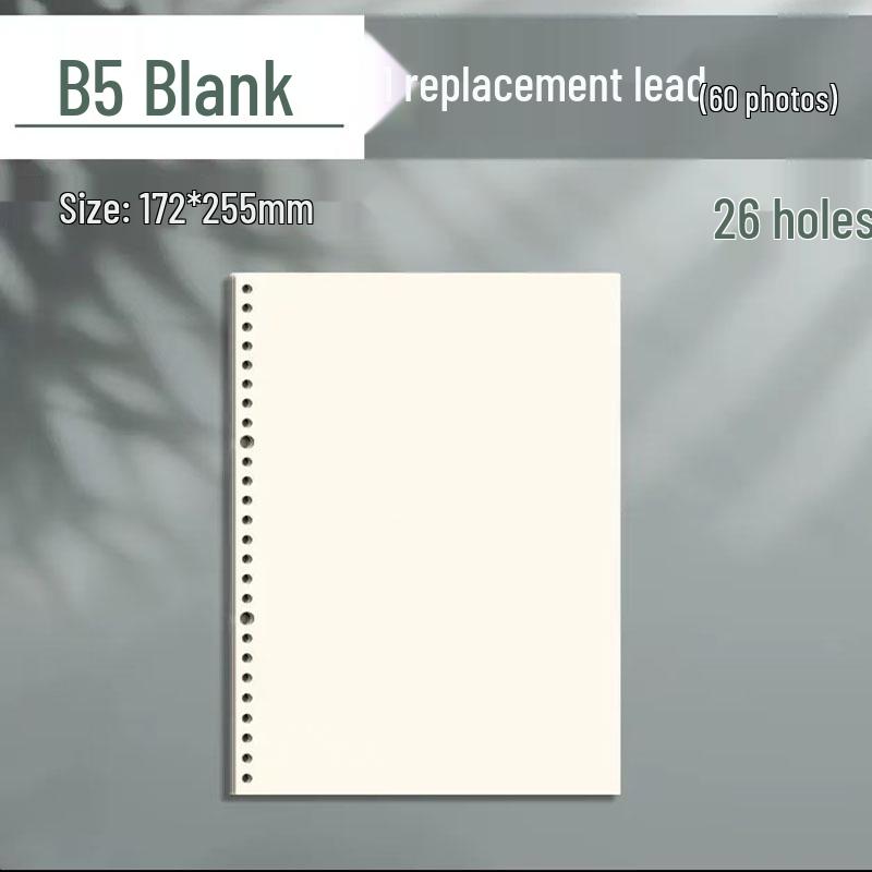 Cute A5 Loose-Leaf Notebook: Myriad Styles, Meow Fun Time, Thickened B5 Edition for Students