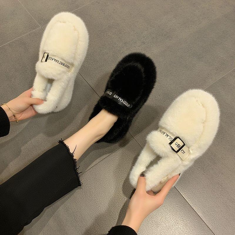 Women's lightweight comfortable thick sole cold warm padded snow boots non-slip wear-resistant outdoor sports fur cotton boots