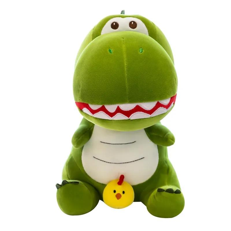 Non-Toxic Kawaii Dumb Chicken Dinosaur Animal Stuffed Plush Toy Doll Cute Quirky Gift Children Dolls Sleep Pillow Soft Room Decor Toys For Kid