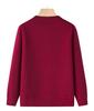 Embroidered Velvet Cardigan for Middle-aged & Elderly Women - Cozy Winter Sweater
