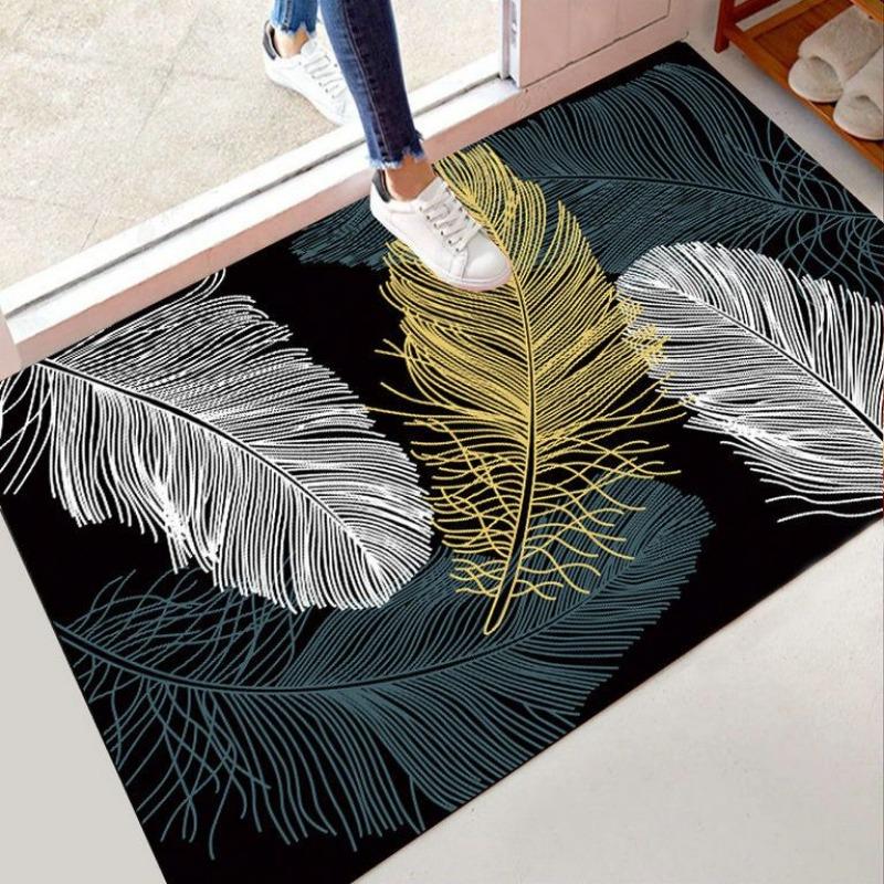 

Современный простой входной коврик, спальня, нескользящий кухонный коврик для двери ванной комнаты, впитывающий коврик для пола 40X60cm 15.7X23.6in