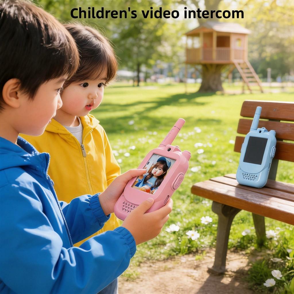 Childrens Video Walkie Talkie With Long Battery Life For Outdoor Play And Kids Interaction