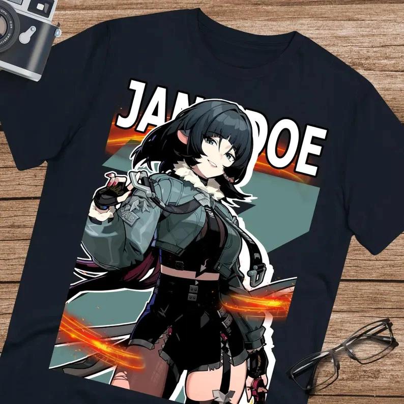 Anime Jane Doe Zenless Zone Zero Shirt T Shirt Size S 4XL Black Size S 4XL S