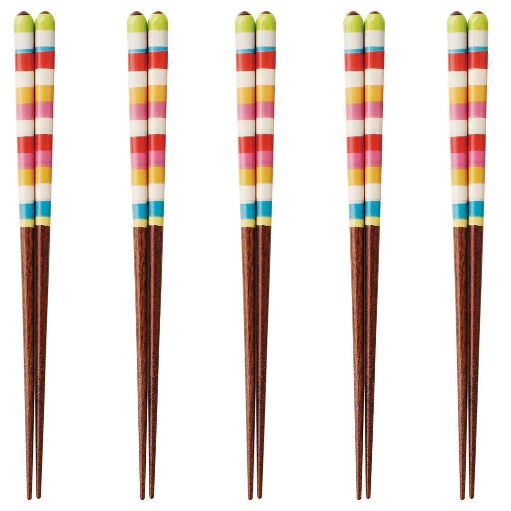 Happy Set of Dishwasher Made In PID7656 J-kitchens Chopsticks, 5, Material Wood, Safe, Japan,