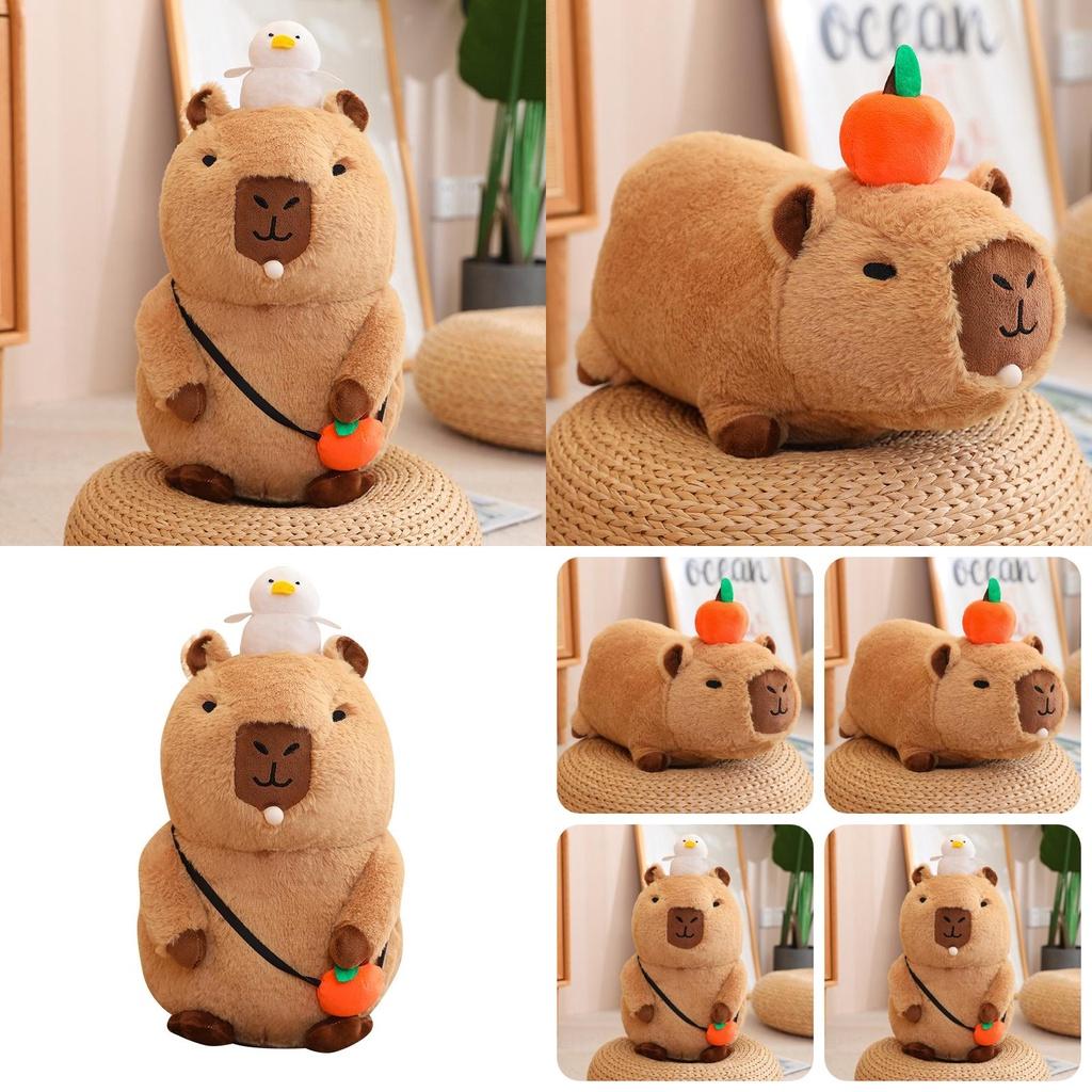 Cute Capybara Plush Toy Adorable And Soft Stuffed Animal Pillow Doll Perfect Gift For Kids