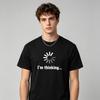 2026 Summer Mens Tshirt High Quality Blend Funny Im Thinking Printed Casual Loose Streetwear Cool Men T Shirt Male Top Tees