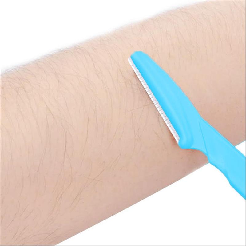 5/10/50Pcs Eyebrow Trimmer Makeup Tools Safe Eye Brow Razor Face Body Hair Removal Shaver Blades Woman Eyebrows Shaping Knife