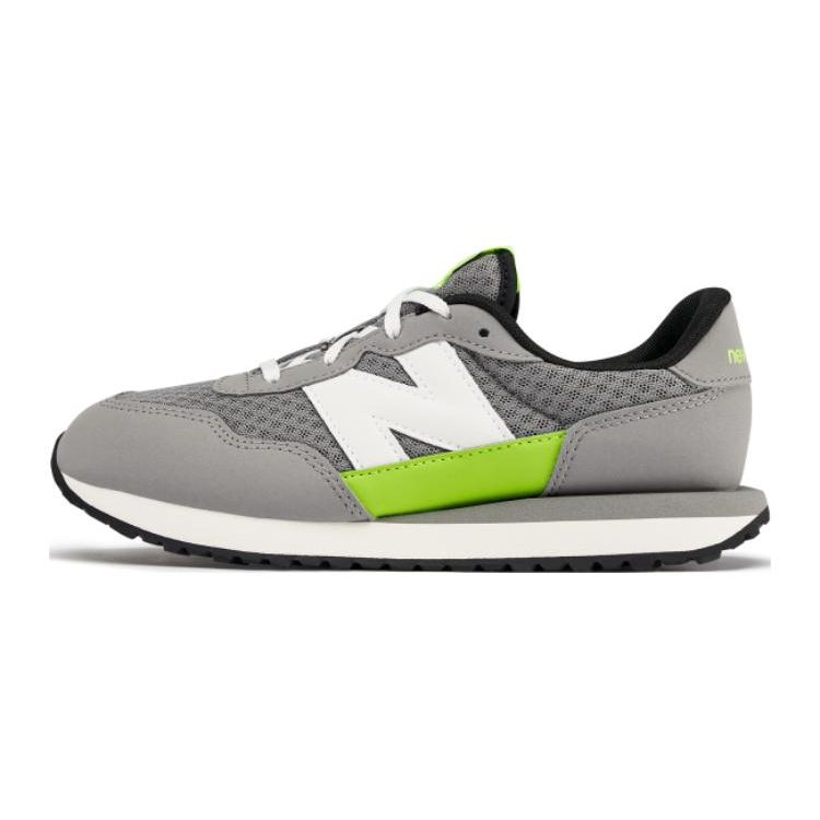 New Balance Nb 237 Breathable Low-Top Durable Kids Casual Shoes Kids Sneaker Dark-Gray GS237KG 35.5