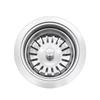 304 Stainless Steel Kitchen Sink Strainer Basket with Food Debris Filter Removable Double Layer G1 12 Compatible