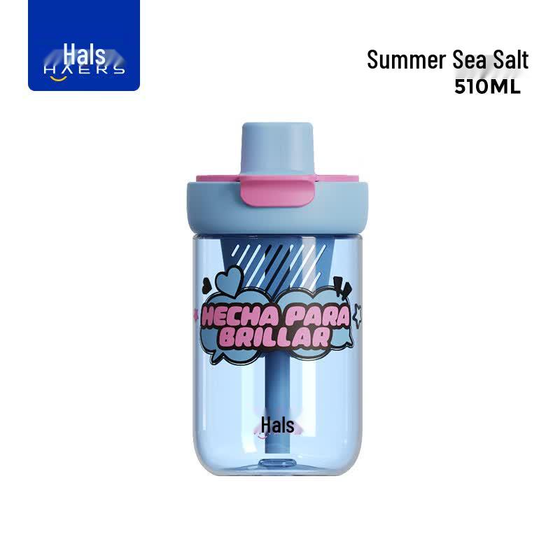 HALS Tritan Kids Portable Water Bottle with Straw and Filter