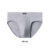 Men's Plus Size Breathable Mid-Waist Triangle Briefs for Bigger Individuals