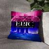 E-Epic The Musical Pillow Case For Sofa Decor Car Office Room Printing Cushion Cover Decorations and Protector