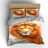 Lion Face with Flames. Bedding Sets Duvet Cover Sets Duvet Covers Pillowcases(1*Duvet Cover 2*Pillowcases Without Duvet Insert)