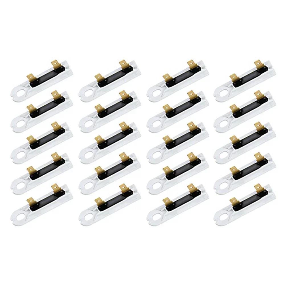 12/20 Pcs Thermal Fuse Compatibility 3388651 And WP3392519 Dryer Thermal Fuse Thermal Protection Replacement Accessories