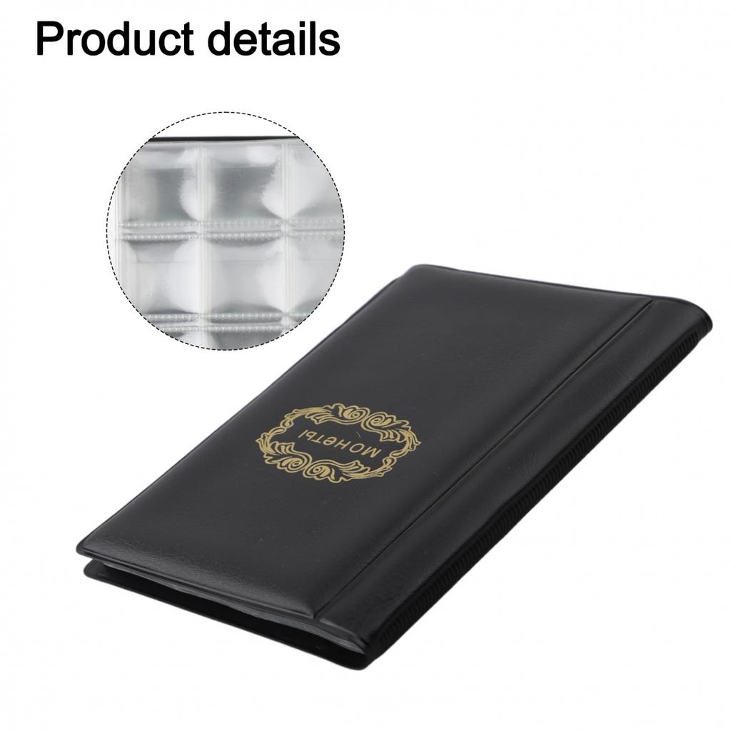 Medal and Token Storage Album In PVC with 10 For Pages and 120 Pocket Capacity