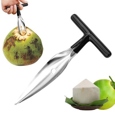 Ouvre-Noix de Coco Perforateur de Noix de Coco Gadget de Cuisine Résistant à l'Usure avec Poignée Antidérapante pour Femmes Hommes Adultes Famille Garçons