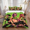 3pcs Huntrix, K-pop Duvet Cover Set - Machine Washable, Includes 1 Duvet Cover and 2 Pillowcases, No Core Included, All-Season Home Decor Fo