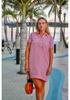 2022 European & American Style Cotton Linen Shirt Dress with Pockets and Buttons