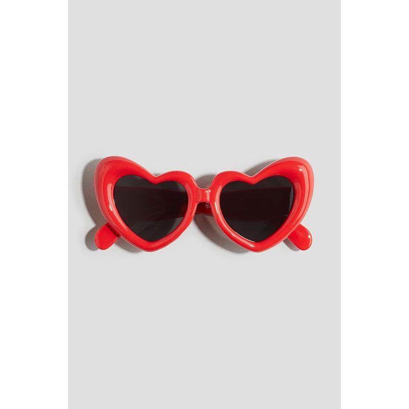 

HM Fall 2025 New Arrival Girl Funny Sunglasses 1226669 Bright red S(3-7Y)