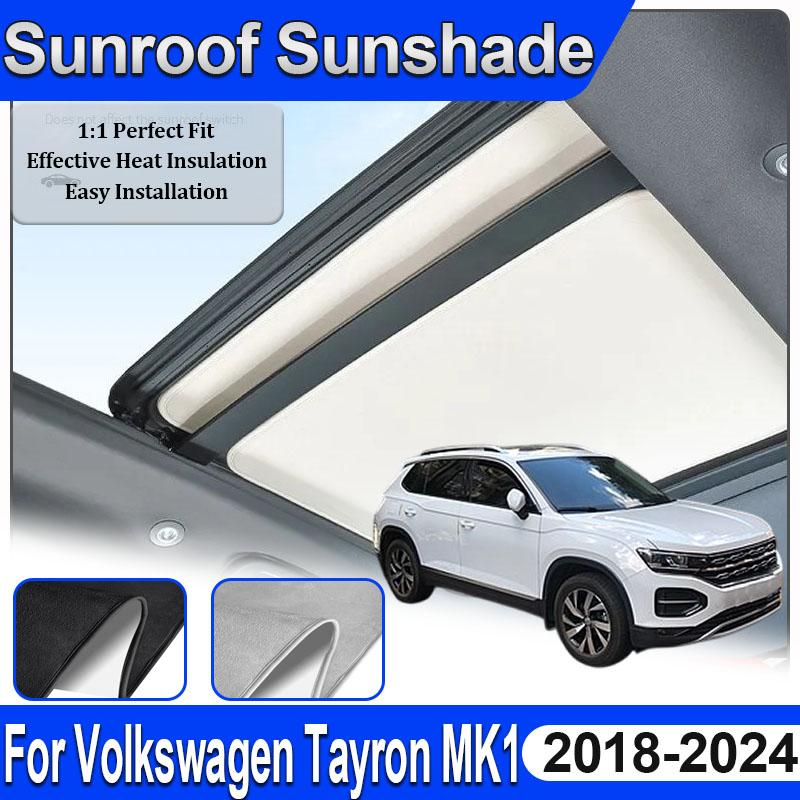 Auto Schiebedach Sonnenschutz für Volkswagen VW Tayron Zubehör MK1 2018~2024 Elektrostatische Wärmeisolierung Anti-UV-Sonnenblende Teile
