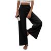 Women's Fashion Casual Color Loose High Waist Straight Pants