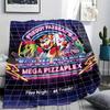 1PC Fnaf Celebration Custom Name Patterned Flannel Blanket Suitable For All Seasons For Home Decor Warmth And Comfort Gifts Holiday Present