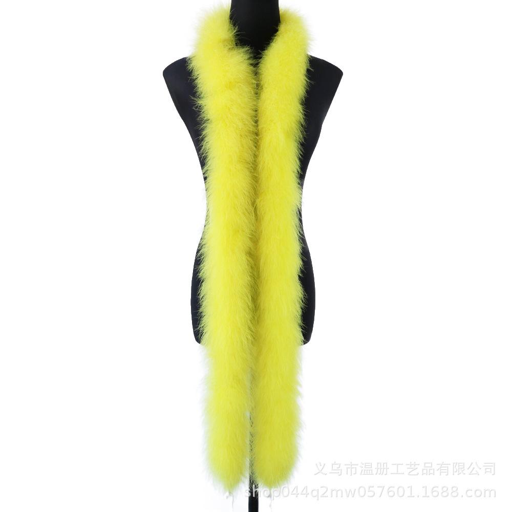 New Turkey Fur 50G Full Fleece Strips Fleece Thickened Scarf Stage Performance Materials Fleece Strips Accessories