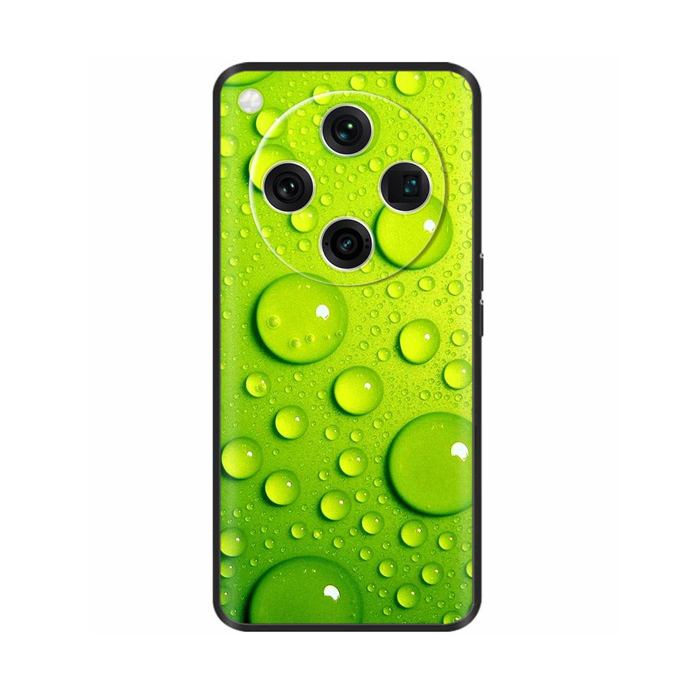 Soft Silicone Cover For Oppo Find X8 Pro Case Fashion Black TPU Phone Back Cover Cases For Oppo Find X8 5G Coque PKC110 PKC130