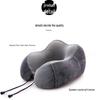 Caspian Wolf U-Shaped Memory Foam Neck Pillow - Portable Magnetic Travel Neck Support for Men & Women