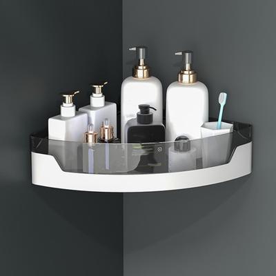 Vielseitiges Eckregal für die Dusche, einfache Installation, Design ohne Bohren, für Shampoo, Spülung, Seife, Aufbewahrung, Organizer, Badezimmer, Küchenzubehör