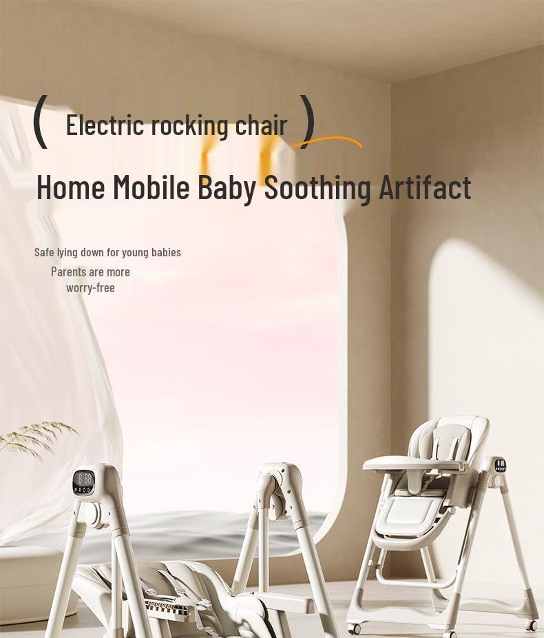 Smart Foldable Baby Dining Chair & Reclining Bassinet