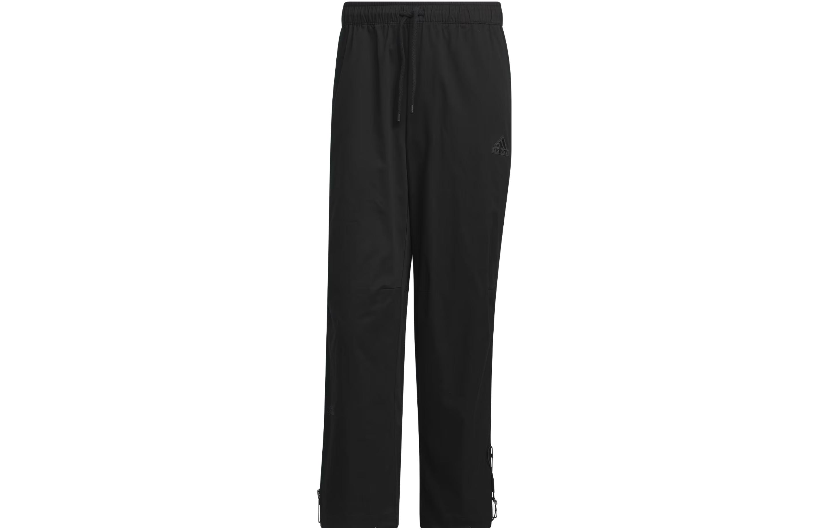 Adidas Wide Woven Pants Knitted Sweatpants Men s Black IT3947 XL