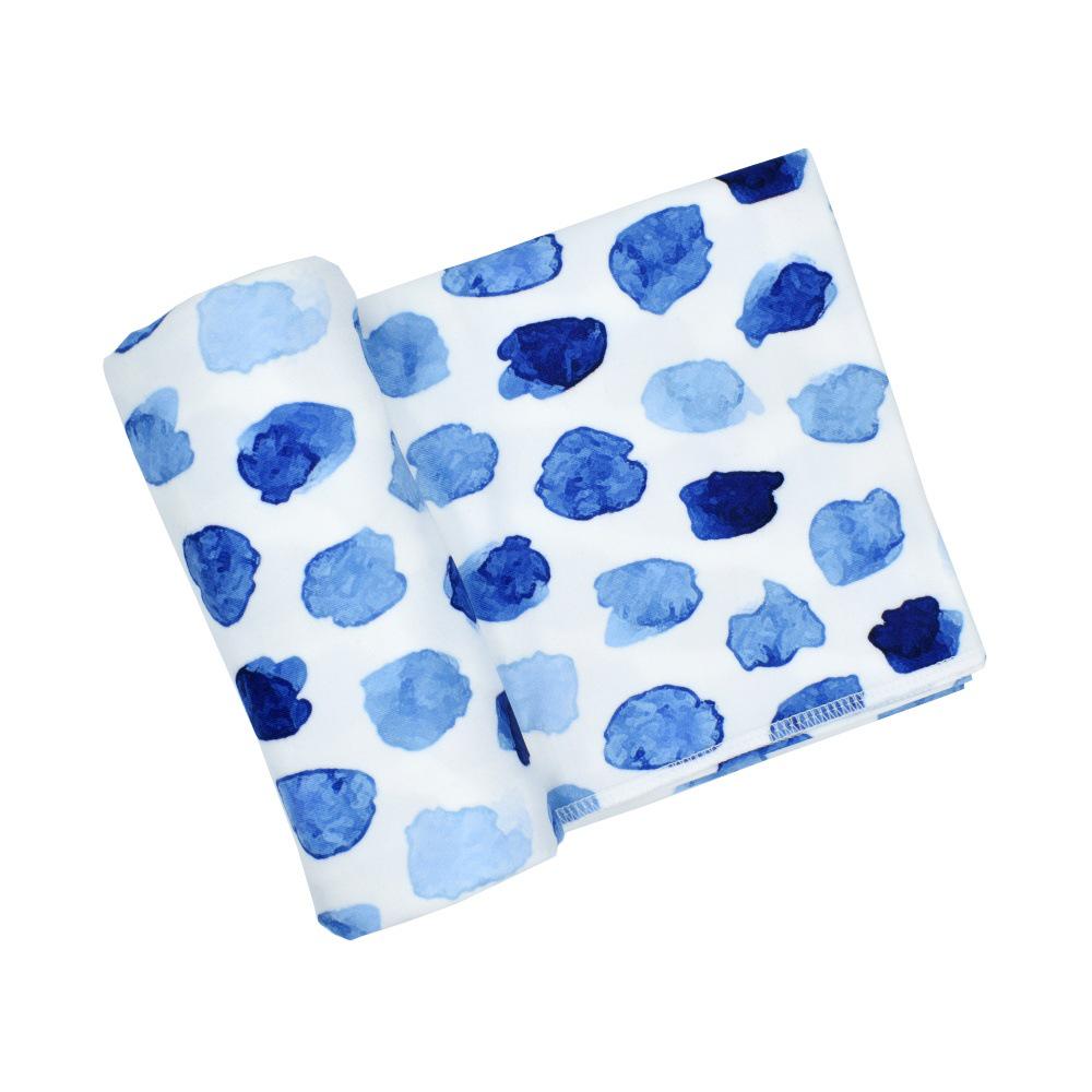 80*80cm  Multi-Functional Watercolor Printing Elastic Ultra-Flexible Towel Swaddle