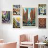 Vintage Rings Posters Middle Earth Travel Landscape Art Movie Prints Canvas Printing Wall Picture for Living Room Home Decor