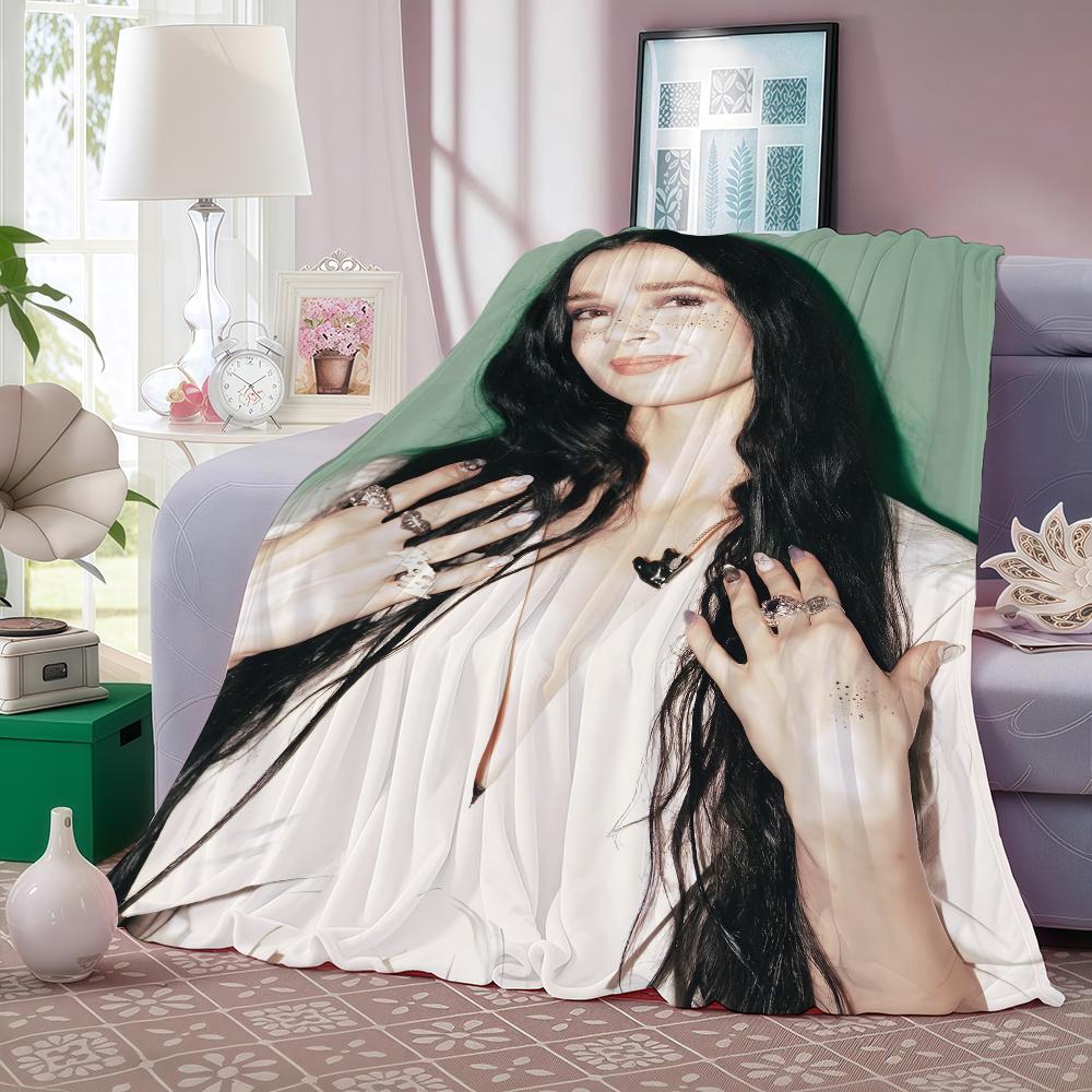 Sängerin Poppy Leere Hände Decke Weich und Hautfreundlich Für Sofa Bett Nickerchen Tagesdecke Ganzjahresdecke