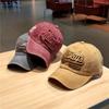 Retro Embroidery Letter Baseball Cap For Men Women Washed Cotton Outdoor Sport Sun Hats Unisex Snapback Dad Trucker Hip Hop Caps