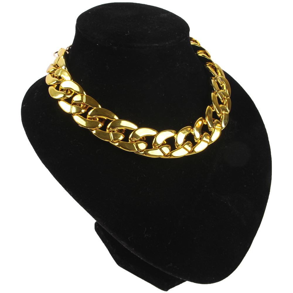 

Teddy Bago Fighting Dog Bully Gold Chain Small and Medium Sized Dog Collar Pet Necklace Jewelry Dress Up
