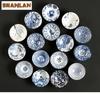 Chinese Blue and White Porcelain Teacup Hand-painted Teaset Small Tea Bowl Flower Tea Cups Cha Accessories Drinkware Wholesales