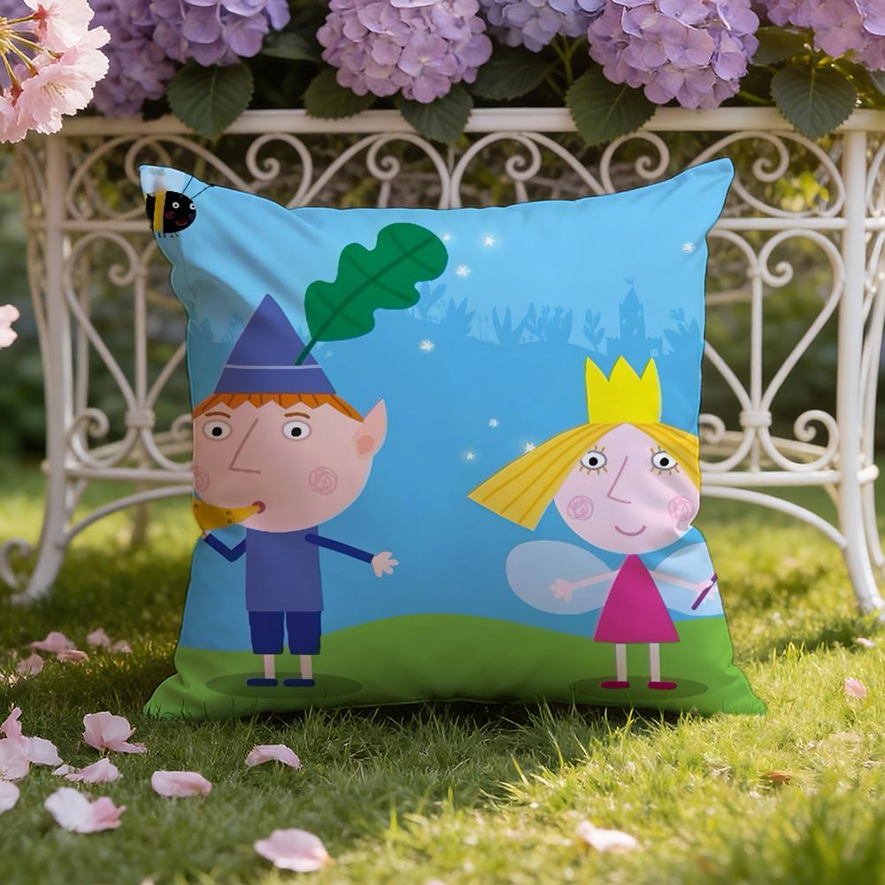 

B-Ben And H-Hollys Little Kingdom Cushion Cover Home & Car Dual-Scene Pillow Cover: Reversible for Premium Comfort 40X40cm
