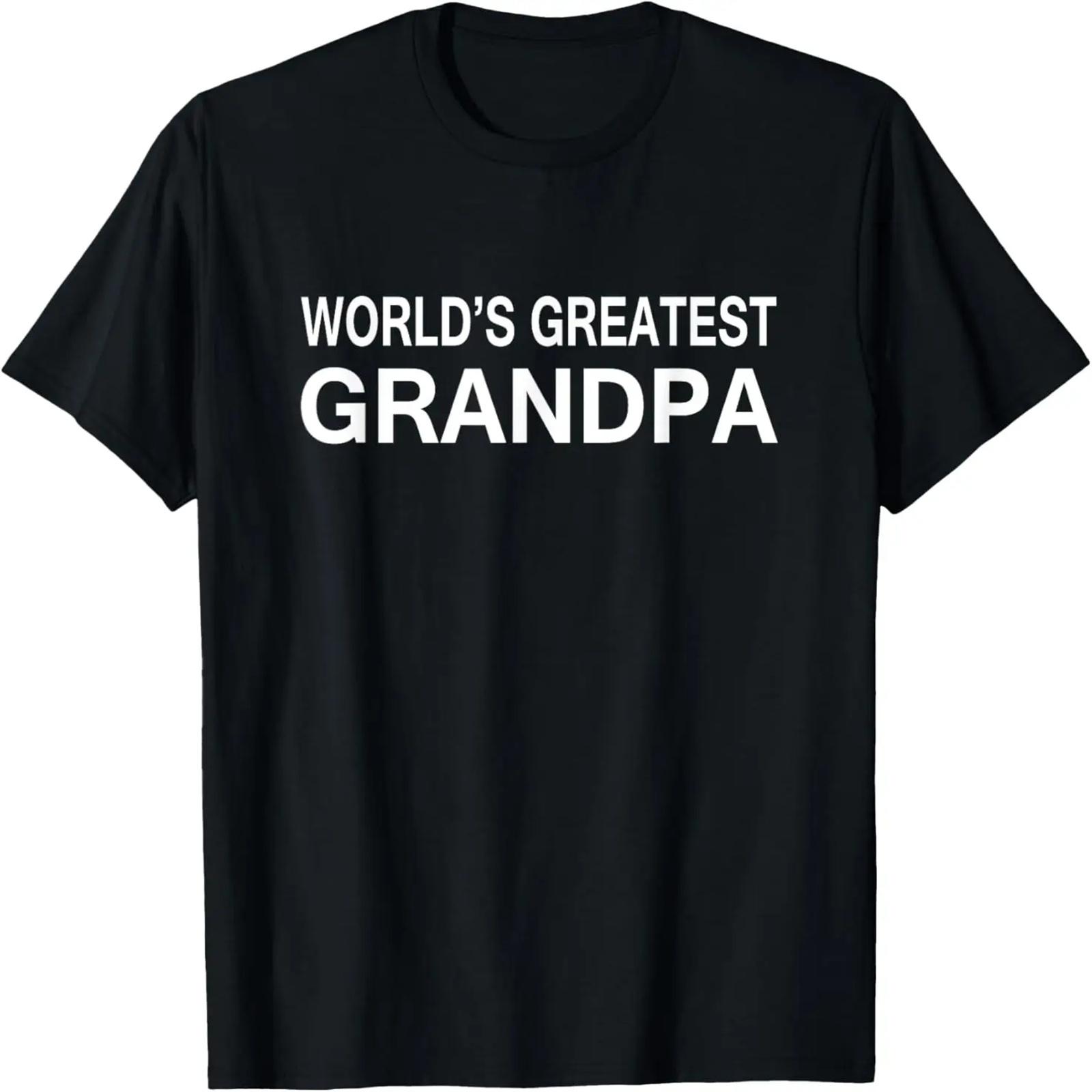 

World s Greatest Grandpa Relative Gifts Idea Men s T-shirt T-Shirt XXXXXL чорний